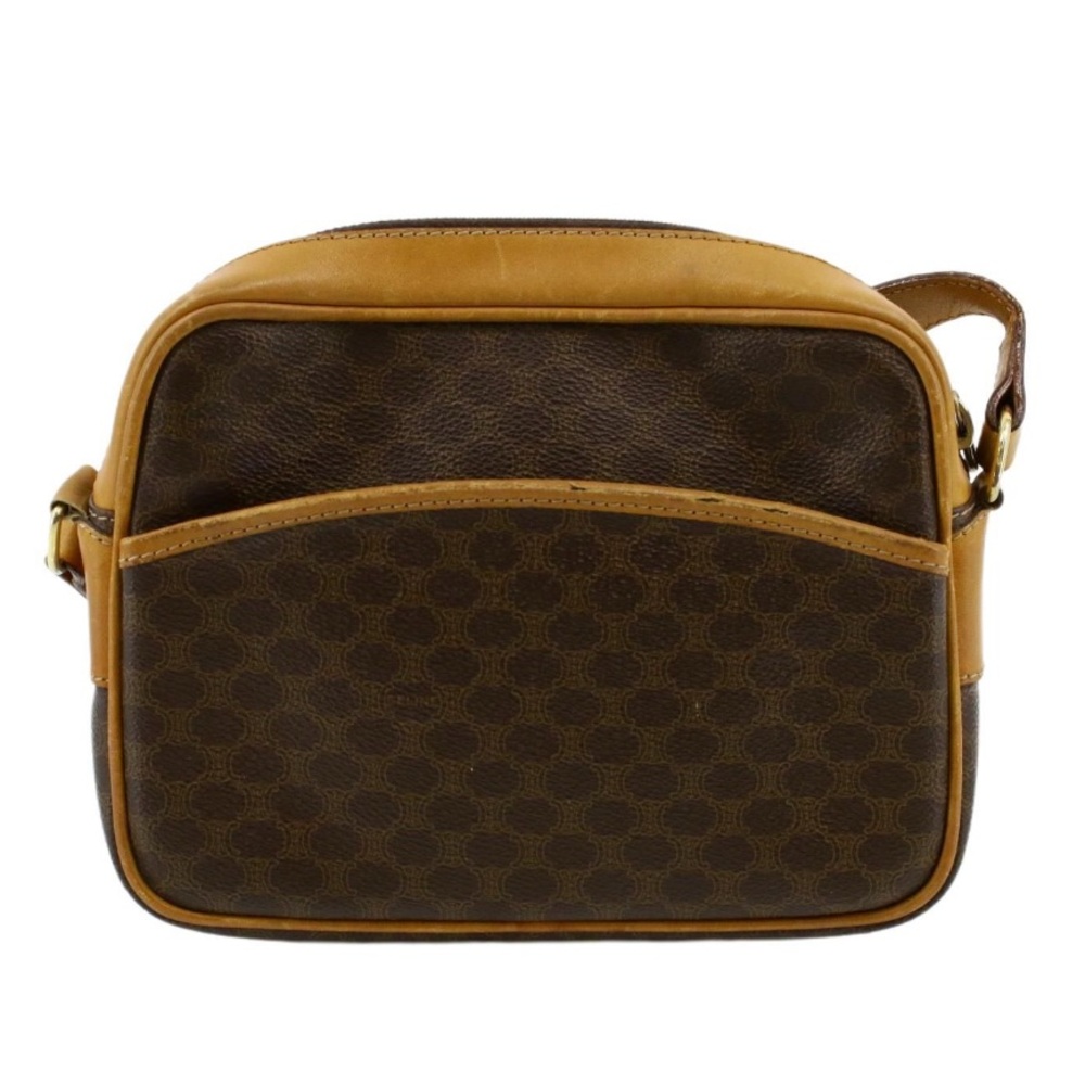 Brown and Tan CrossbodyCeline Brown Macadam Crossbody  Bag - Picture 9 of 9